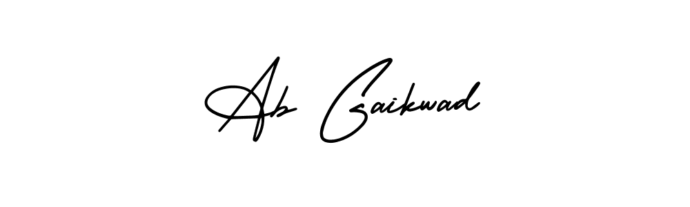Create a beautiful signature design for name Ab Gaikwad. With this signature (AmerikaSignatureDemo-Regular) fonts, you can make a handwritten signature for free. Ab Gaikwad signature style 3 images and pictures png