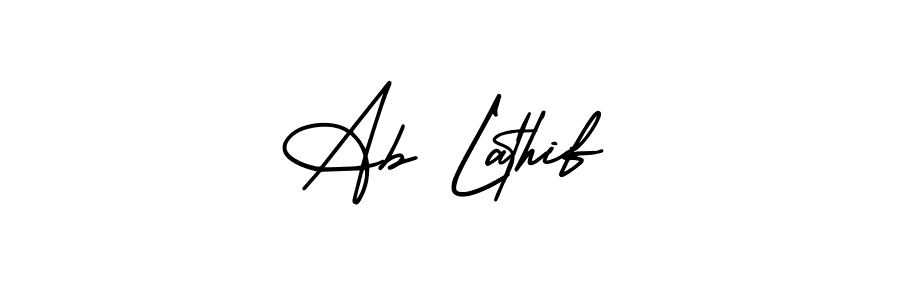 Best and Professional Signature Style for Ab Lathif. AmerikaSignatureDemo-Regular Best Signature Style Collection. Ab Lathif signature style 3 images and pictures png