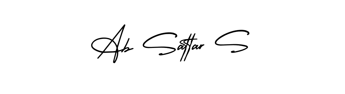 Make a beautiful signature design for name Ab Sattar S. Use this online signature maker to create a handwritten signature for free. Ab Sattar S signature style 3 images and pictures png