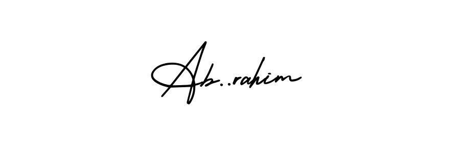 How to make Ab..rahim signature? AmerikaSignatureDemo-Regular is a professional autograph style. Create handwritten signature for Ab..rahim name. Ab..rahim signature style 3 images and pictures png