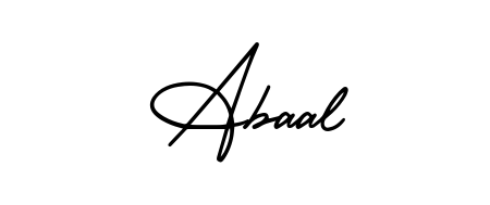 Use a signature maker to create a handwritten signature online. With this signature software, you can design (AmerikaSignatureDemo-Regular) your own signature for name Abaal. Abaal signature style 3 images and pictures png