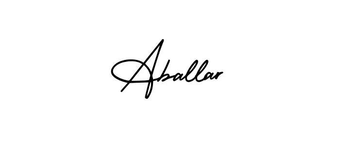 Aballar stylish signature style. Best Handwritten Sign (AmerikaSignatureDemo-Regular) for my name. Handwritten Signature Collection Ideas for my name Aballar. Aballar signature style 3 images and pictures png