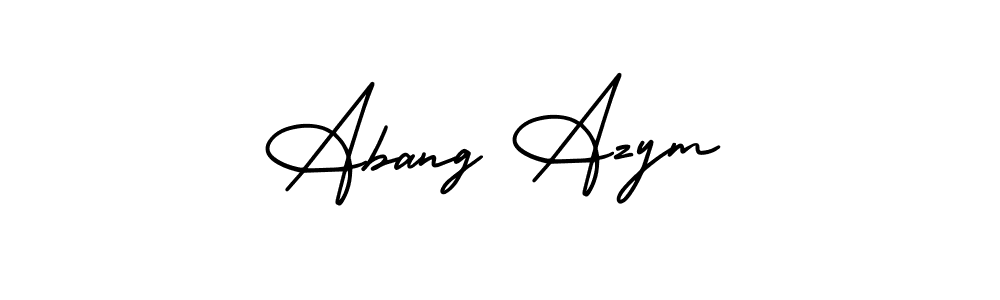 if you are searching for the best signature style for your name Abang Azym. so please give up your signature search. here we have designed multiple signature styles  using AmerikaSignatureDemo-Regular. Abang Azym signature style 3 images and pictures png