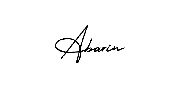 Create a beautiful signature design for name Abarin. With this signature (AmerikaSignatureDemo-Regular) fonts, you can make a handwritten signature for free. Abarin signature style 3 images and pictures png