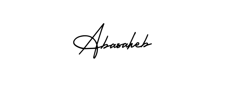 How to make Abasaheb name signature. Use AmerikaSignatureDemo-Regular style for creating short signs online. This is the latest handwritten sign. Abasaheb signature style 3 images and pictures png