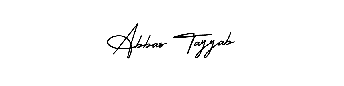 Abbas Tayyab stylish signature style. Best Handwritten Sign (AmerikaSignatureDemo-Regular) for my name. Handwritten Signature Collection Ideas for my name Abbas Tayyab. Abbas Tayyab signature style 3 images and pictures png