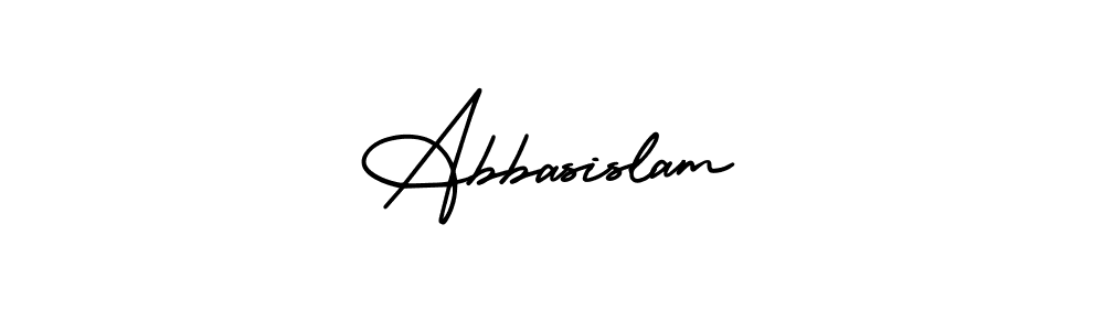 Make a beautiful signature design for name Abbasislam. Use this online signature maker to create a handwritten signature for free. Abbasislam signature style 3 images and pictures png