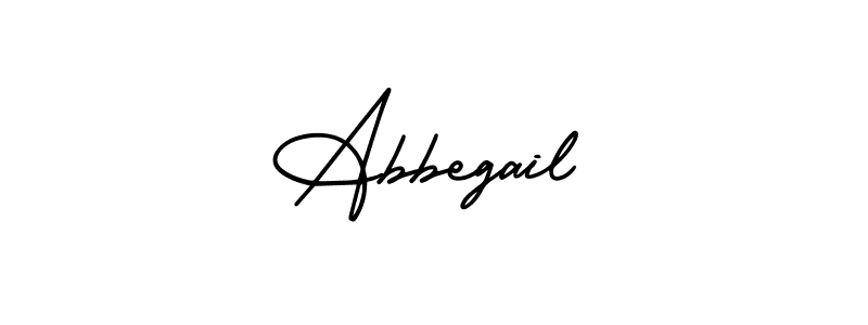 Use a signature maker to create a handwritten signature online. With this signature software, you can design (AmerikaSignatureDemo-Regular) your own signature for name Abbegail. Abbegail signature style 3 images and pictures png