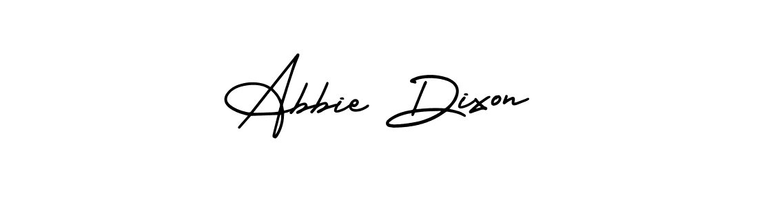 Create a beautiful signature design for name Abbie Dixon. With this signature (AmerikaSignatureDemo-Regular) fonts, you can make a handwritten signature for free. Abbie Dixon signature style 3 images and pictures png