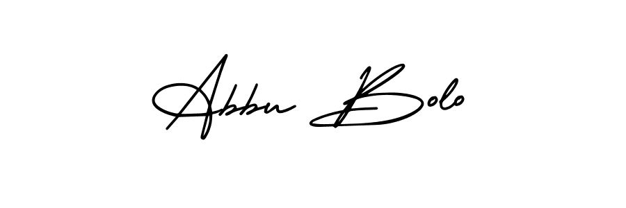Make a beautiful signature design for name Abbu Bolo. Use this online signature maker to create a handwritten signature for free. Abbu Bolo signature style 3 images and pictures png