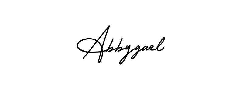 Also You can easily find your signature by using the search form. We will create Abbygael name handwritten signature images for you free of cost using AmerikaSignatureDemo-Regular sign style. Abbygael signature style 3 images and pictures png
