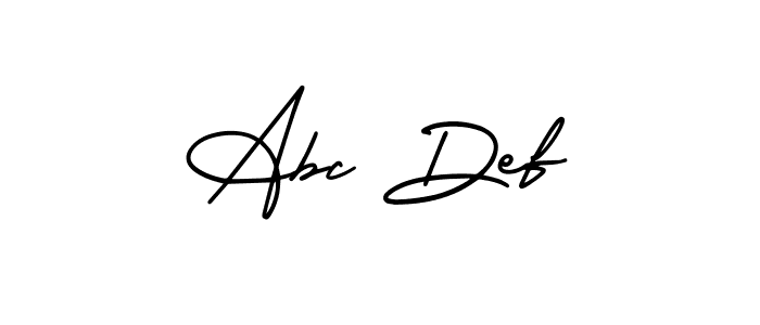 Best and Professional Signature Style for Abc Def. AmerikaSignatureDemo-Regular Best Signature Style Collection. Abc Def signature style 3 images and pictures png