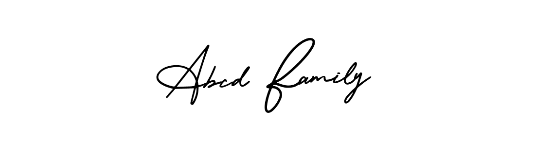 if you are searching for the best signature style for your name Abcd Family. so please give up your signature search. here we have designed multiple signature styles  using AmerikaSignatureDemo-Regular. Abcd Family signature style 3 images and pictures png