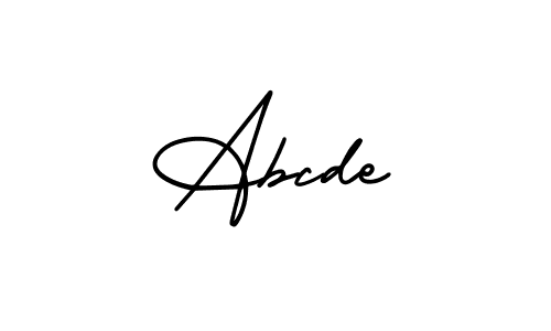 How to Draw Abcde signature style? AmerikaSignatureDemo-Regular is a latest design signature styles for name Abcde. Abcde signature style 3 images and pictures png
