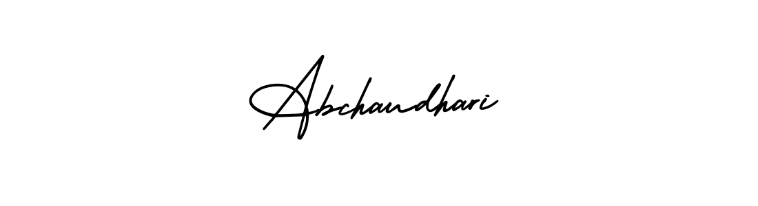 Create a beautiful signature design for name Abchaudhari. With this signature (AmerikaSignatureDemo-Regular) fonts, you can make a handwritten signature for free. Abchaudhari signature style 3 images and pictures png