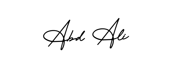 Abd Ali stylish signature style. Best Handwritten Sign (AmerikaSignatureDemo-Regular) for my name. Handwritten Signature Collection Ideas for my name Abd Ali. Abd Ali signature style 3 images and pictures png