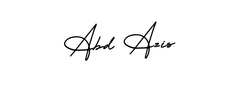 The best way (AmerikaSignatureDemo-Regular) to make a short signature is to pick only two or three words in your name. The name Abd Azis include a total of six letters. For converting this name. Abd Azis signature style 3 images and pictures png
