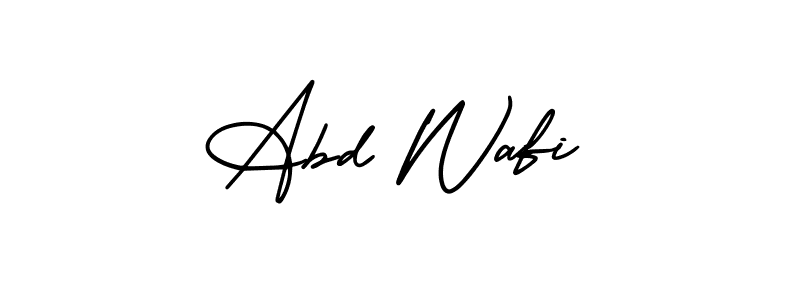 Also we have Abd Wafi name is the best signature style. Create professional handwritten signature collection using AmerikaSignatureDemo-Regular autograph style. Abd Wafi signature style 3 images and pictures png