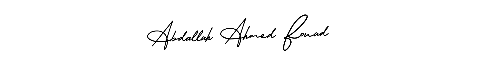 Make a beautiful signature design for name Abdallah Ahmed Fouad. Use this online signature maker to create a handwritten signature for free. Abdallah Ahmed Fouad signature style 3 images and pictures png