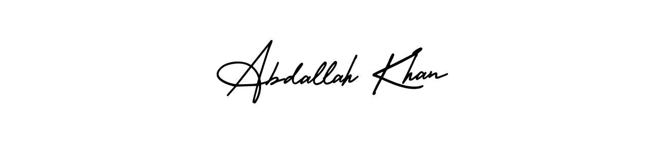 It looks lik you need a new signature style for name Abdallah Khan. Design unique handwritten (AmerikaSignatureDemo-Regular) signature with our free signature maker in just a few clicks. Abdallah Khan signature style 3 images and pictures png