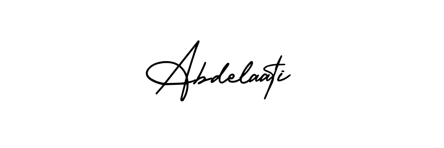 You should practise on your own different ways (AmerikaSignatureDemo-Regular) to write your name (Abdelaati) in signature. don't let someone else do it for you. Abdelaati signature style 3 images and pictures png