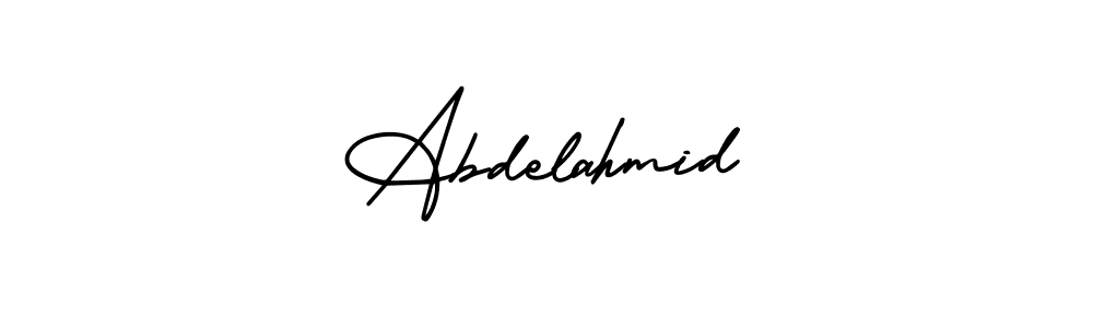 You can use this online signature creator to create a handwritten signature for the name Abdelahmid. This is the best online autograph maker. Abdelahmid signature style 3 images and pictures png