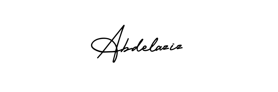 Design your own signature with our free online signature maker. With this signature software, you can create a handwritten (AmerikaSignatureDemo-Regular) signature for name Abdelaziz. Abdelaziz signature style 3 images and pictures png
