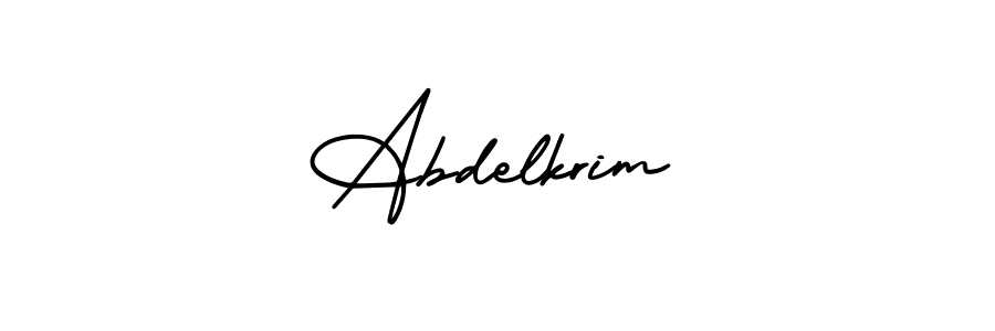 Make a beautiful signature design for name Abdelkrim. Use this online signature maker to create a handwritten signature for free. Abdelkrim signature style 3 images and pictures png