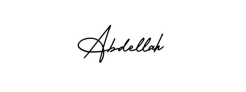 How to make Abdellah signature? AmerikaSignatureDemo-Regular is a professional autograph style. Create handwritten signature for Abdellah name. Abdellah signature style 3 images and pictures png