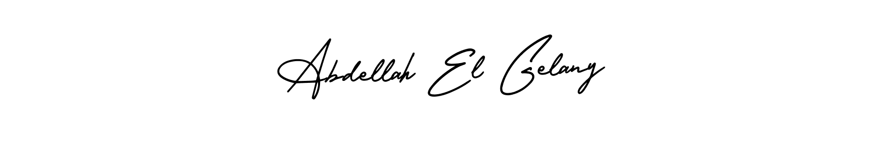 Similarly AmerikaSignatureDemo-Regular is the best handwritten signature design. Signature creator online .You can use it as an online autograph creator for name Abdellah El Gelany. Abdellah El Gelany signature style 3 images and pictures png