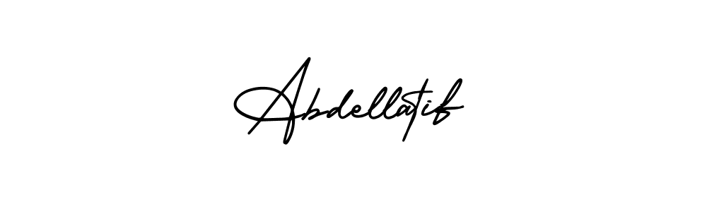 This is the best signature style for the Abdellatif name. Also you like these signature font (AmerikaSignatureDemo-Regular). Mix name signature. Abdellatif signature style 3 images and pictures png