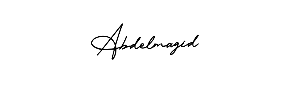 Similarly AmerikaSignatureDemo-Regular is the best handwritten signature design. Signature creator online .You can use it as an online autograph creator for name Abdelmagid. Abdelmagid signature style 3 images and pictures png