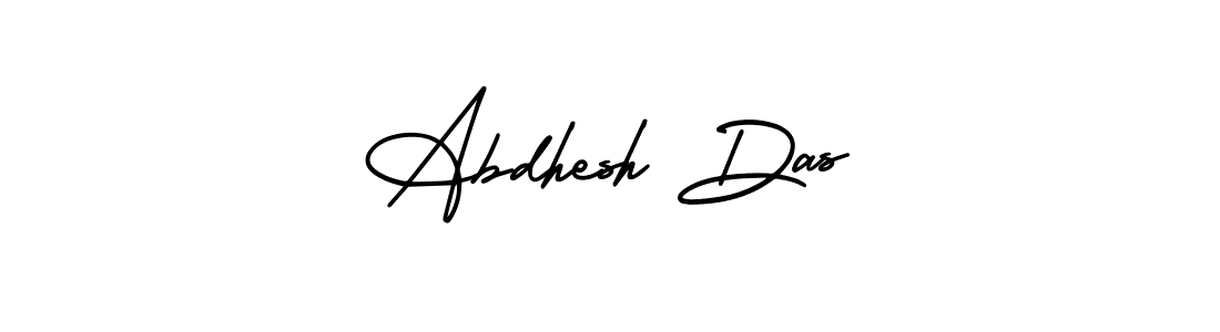 Make a beautiful signature design for name Abdhesh Das. With this signature (AmerikaSignatureDemo-Regular) style, you can create a handwritten signature for free. Abdhesh Das signature style 3 images and pictures png