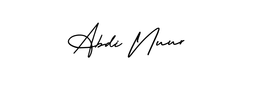 Check out images of Autograph of Abdi Nuur name. Actor Abdi Nuur Signature Style. AmerikaSignatureDemo-Regular is a professional sign style online. Abdi Nuur signature style 3 images and pictures png