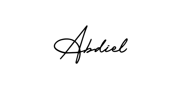 How to make Abdiel signature? AmerikaSignatureDemo-Regular is a professional autograph style. Create handwritten signature for Abdiel name. Abdiel signature style 3 images and pictures png