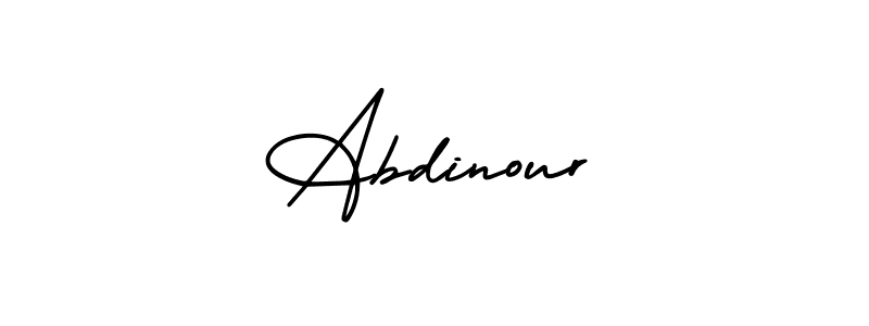 This is the best signature style for the Abdinour name. Also you like these signature font (AmerikaSignatureDemo-Regular). Mix name signature. Abdinour signature style 3 images and pictures png