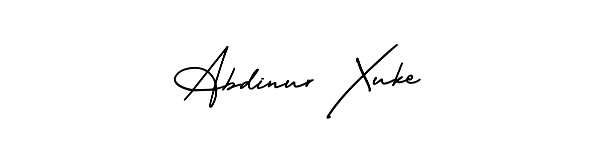 Make a short Abdinur Xuke signature style. Manage your documents anywhere anytime using AmerikaSignatureDemo-Regular. Create and add eSignatures, submit forms, share and send files easily. Abdinur Xuke signature style 3 images and pictures png