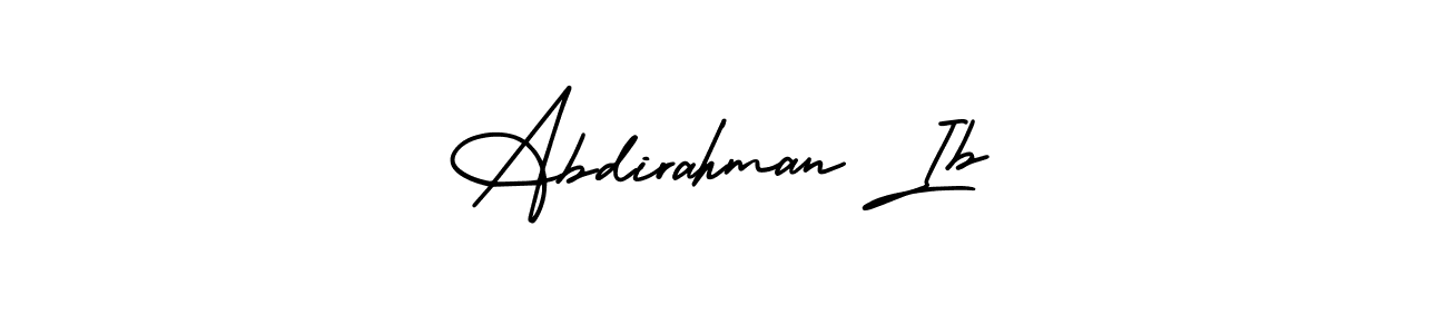 Check out images of Autograph of Abdirahman Ib name. Actor Abdirahman Ib Signature Style. AmerikaSignatureDemo-Regular is a professional sign style online. Abdirahman Ib signature style 3 images and pictures png