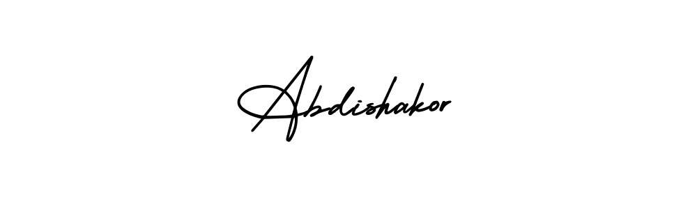 Similarly AmerikaSignatureDemo-Regular is the best handwritten signature design. Signature creator online .You can use it as an online autograph creator for name Abdishakor. Abdishakor signature style 3 images and pictures png