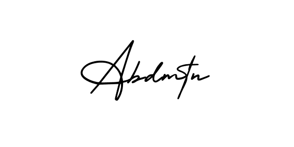 You can use this online signature creator to create a handwritten signature for the name Abdmtn. This is the best online autograph maker. Abdmtn signature style 3 images and pictures png