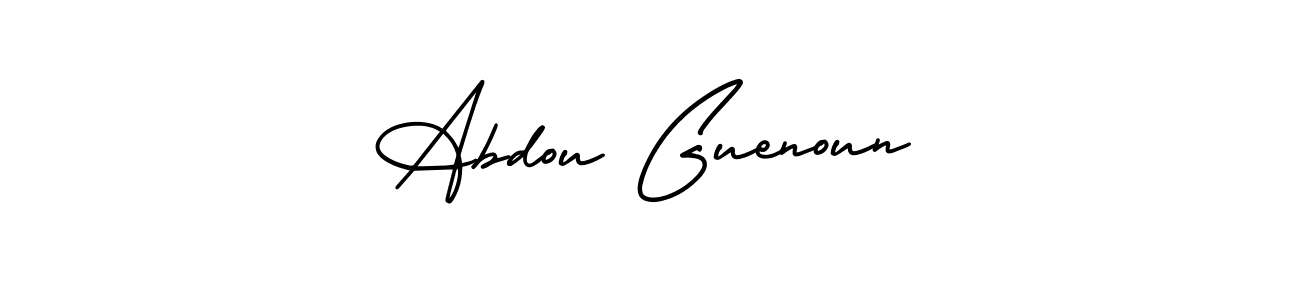 It looks lik you need a new signature style for name Abdou Guenoun. Design unique handwritten (AmerikaSignatureDemo-Regular) signature with our free signature maker in just a few clicks. Abdou Guenoun signature style 3 images and pictures png