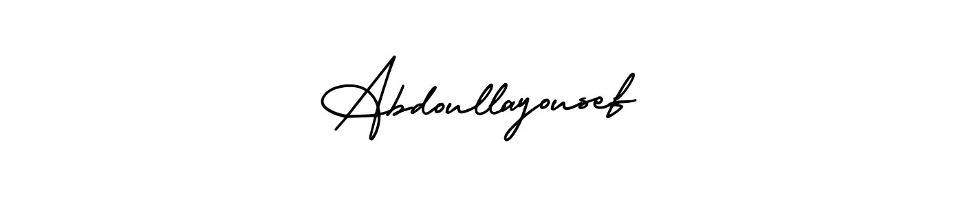 How to make Abdoullayousef signature? AmerikaSignatureDemo-Regular is a professional autograph style. Create handwritten signature for Abdoullayousef name. Abdoullayousef signature style 3 images and pictures png