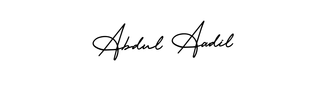 It looks lik you need a new signature style for name Abdul Aadil. Design unique handwritten (AmerikaSignatureDemo-Regular) signature with our free signature maker in just a few clicks. Abdul Aadil signature style 3 images and pictures png