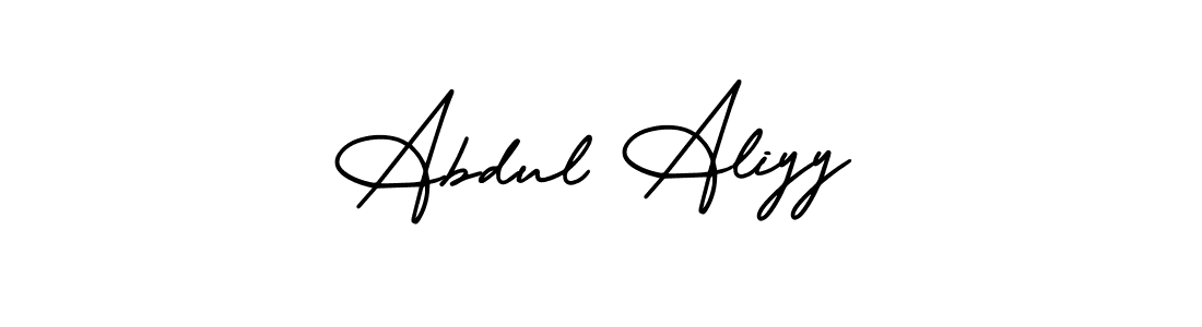Abdul Aliyy stylish signature style. Best Handwritten Sign (AmerikaSignatureDemo-Regular) for my name. Handwritten Signature Collection Ideas for my name Abdul Aliyy. Abdul Aliyy signature style 3 images and pictures png