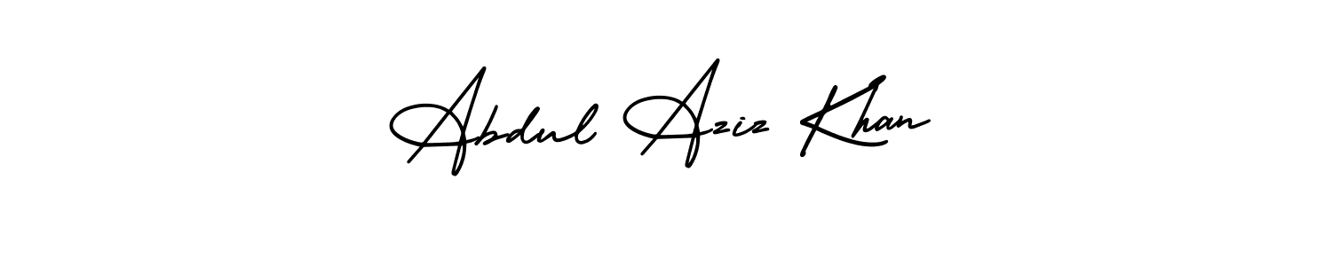 How to Draw Abdul Aziz Khan signature style? AmerikaSignatureDemo-Regular is a latest design signature styles for name Abdul Aziz Khan. Abdul Aziz Khan signature style 3 images and pictures png