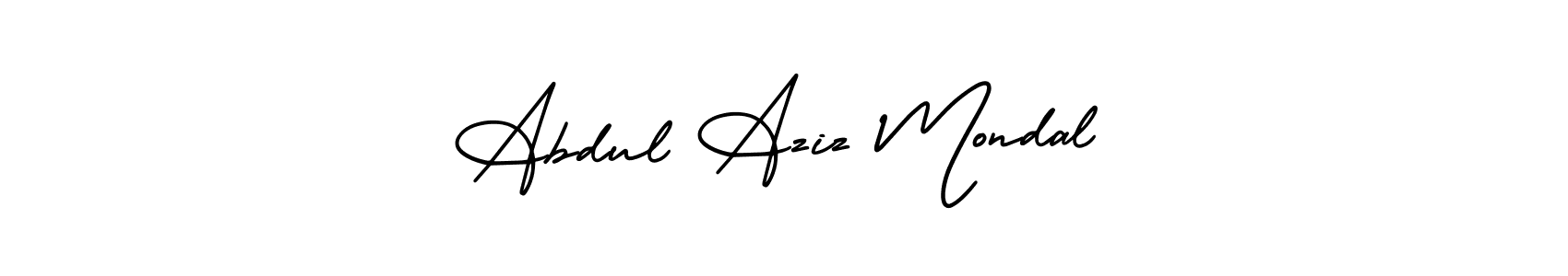 Make a beautiful signature design for name Abdul Aziz Mondal. Use this online signature maker to create a handwritten signature for free. Abdul Aziz Mondal signature style 3 images and pictures png