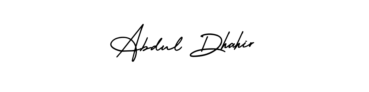 Best and Professional Signature Style for Abdul Dhahir. AmerikaSignatureDemo-Regular Best Signature Style Collection. Abdul Dhahir signature style 3 images and pictures png