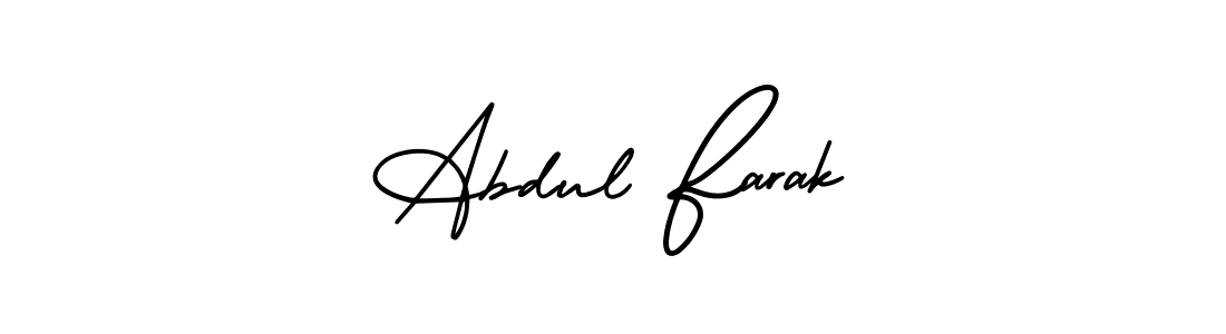 Create a beautiful signature design for name Abdul Farak. With this signature (AmerikaSignatureDemo-Regular) fonts, you can make a handwritten signature for free. Abdul Farak signature style 3 images and pictures png