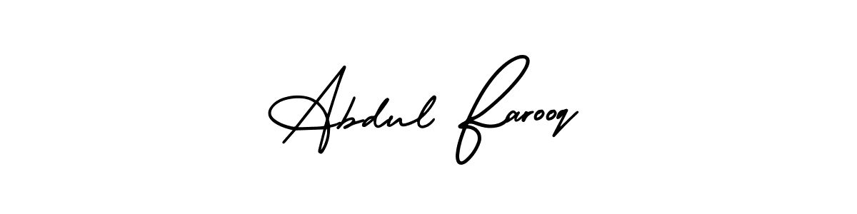 How to Draw Abdul Farooq signature style? AmerikaSignatureDemo-Regular is a latest design signature styles for name Abdul Farooq. Abdul Farooq signature style 3 images and pictures png