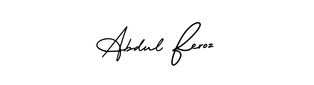Also You can easily find your signature by using the search form. We will create Abdul Feroz name handwritten signature images for you free of cost using AmerikaSignatureDemo-Regular sign style. Abdul Feroz signature style 3 images and pictures png